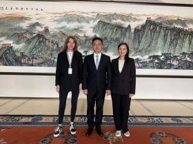 中白欧作为白俄罗斯国立大学中国招生代表之一,受邀前往中国驻白俄罗斯大使馆,出席工作座谈会